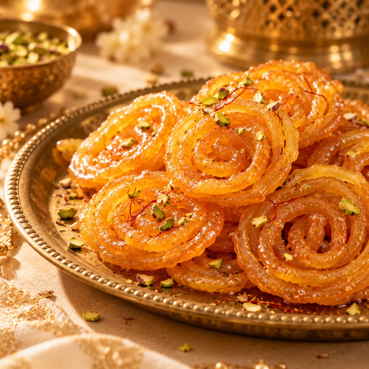 Sunehri Golden Spirals (Jalebi)